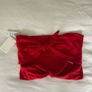 NWT Wilfred Red Daveney Top